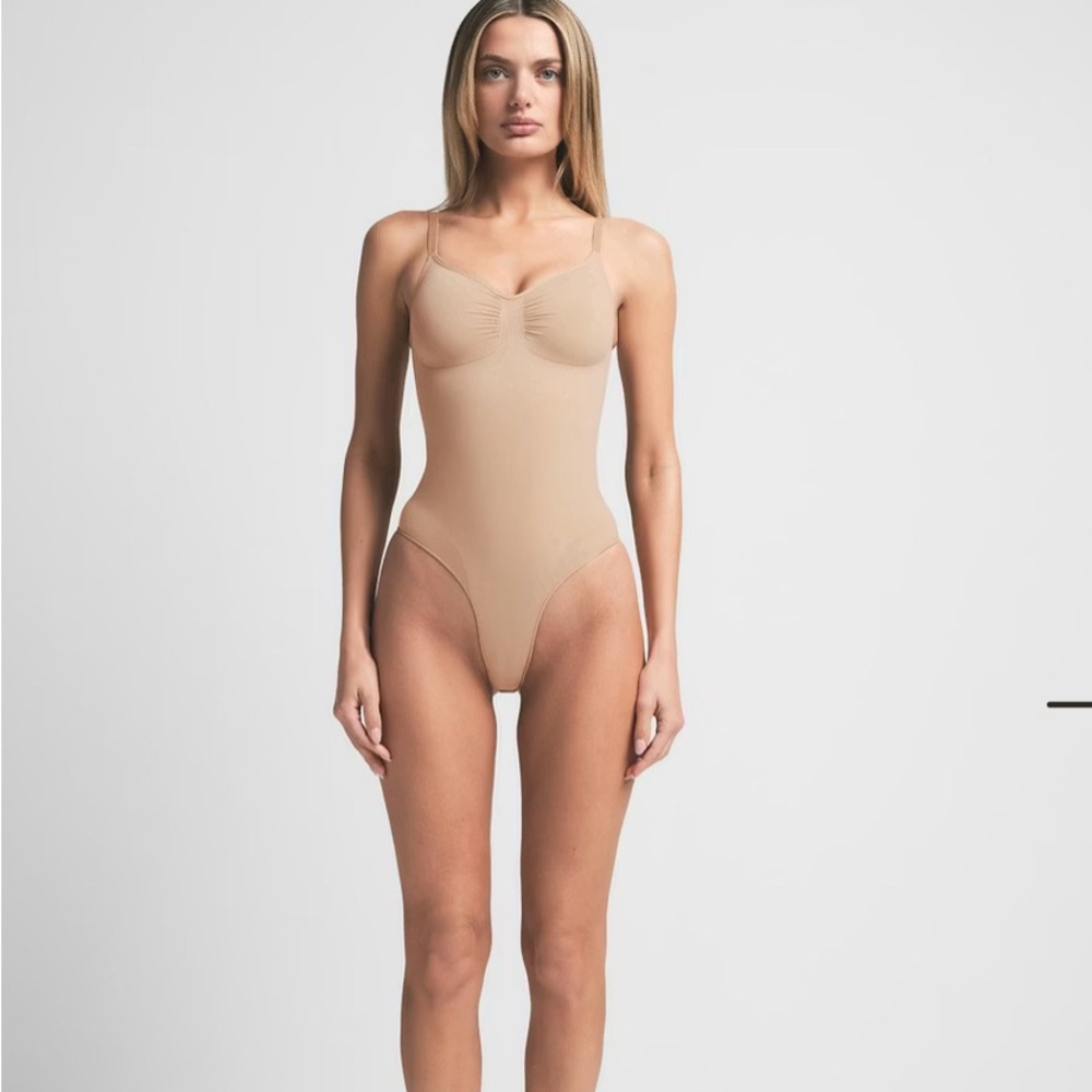 SKIMS Tan Shapewear Bodysuit